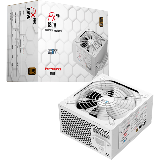850W HIS PSUCIT850FXWHT 80 Plus Bronze PSU